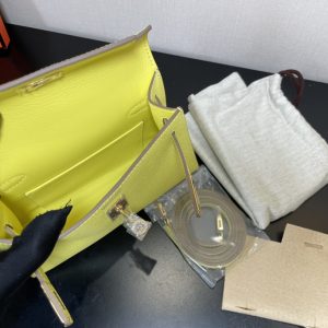 Hermes Kelly-Gold&Silver Hardware-19CM - Image 7