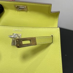 Hermes Kelly-Gold&Silver Hardware-19CM - Image 9
