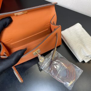 Hermes Kelly-Gold&Silver Hardware-19CM - Image 10