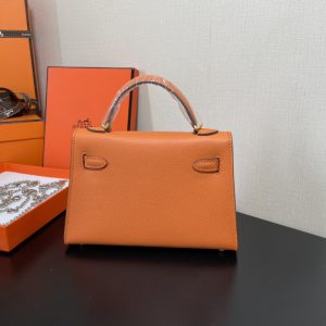 Hermes Kelly-Gold&Silver Hardware-19CM - Image 2