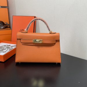 Hermes Kelly-Gold&Silver Hardware-19CM - Image 8