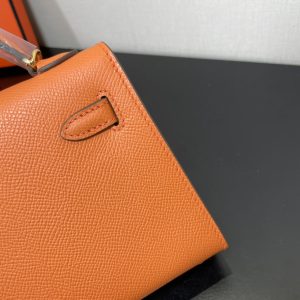 Hermes Kelly-Gold&Silver Hardware-19CM - Image 9