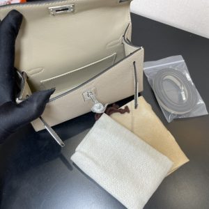 Hermes Kelly-Gold&Silver Hardware-19CM - Image 11