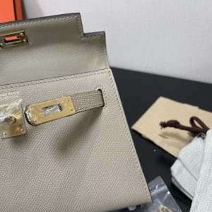 Hermes Kelly-Gold&Silver Hardware-19CM - Image 17