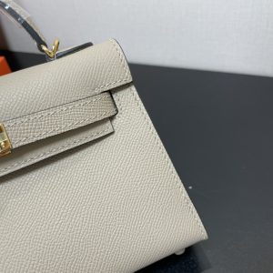 Hermes Kelly-Gold&Silver Hardware-19CM - Image 18