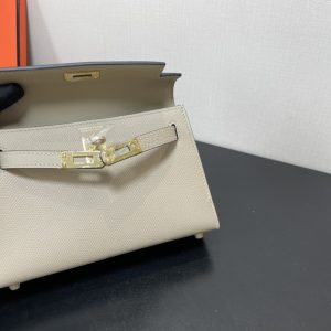 Hermes Kelly-Gold&Silver Hardware-19CM - Image 2