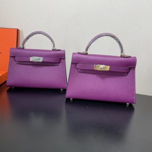 Hermes Kelly-Gold&Silver Hardware-19CM