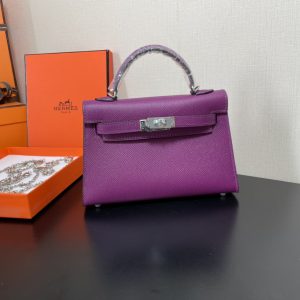 Hermes Kelly-Gold&Silver Hardware-19CM - Image 2