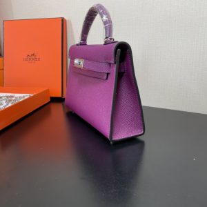 Hermes Kelly-Gold&Silver Hardware-19CM - Image 6