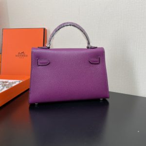 Hermes Kelly-Gold&Silver Hardware-19CM - Image 4