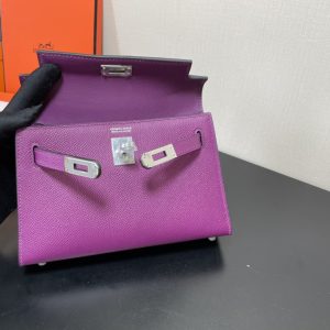 Hermes Kelly-Gold&Silver Hardware-19CM - Image 10