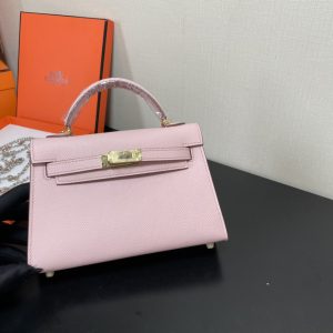 Hermes Kelly-Gold&Silver Hardware-19CM - Image 10