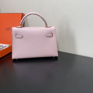 Hermes Kelly-Gold&Silver Hardware-19CM - Image 13