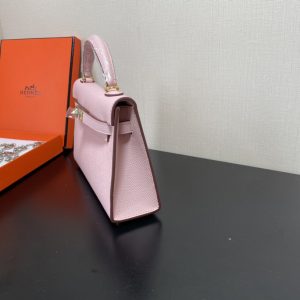 Hermes Kelly-Gold&Silver Hardware-19CM - Image 14