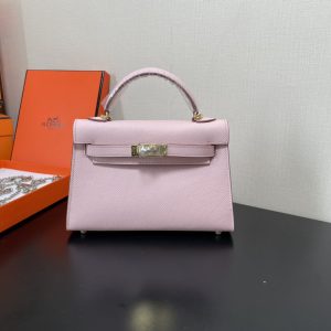 Hermes Kelly-Gold&Silver Hardware-19CM - Image 7