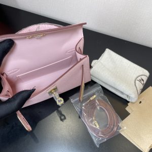Hermes Kelly-Gold&Silver Hardware-19CM - Image 9