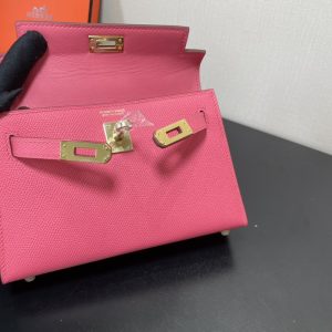 Hermes Kelly-Gold&Silver Hardware-19CM - Image 11