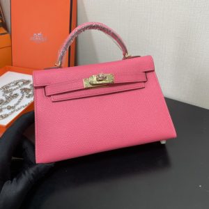 Hermes Kelly-Gold&Silver Hardware-19CM - Image 12