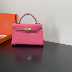 Hermes Kelly-Gold&Silver Hardware-19CM - Image 14