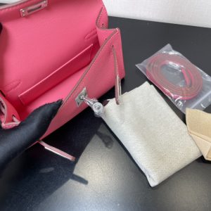 Hermes Kelly-Gold&Silver Hardware-19CM - Image 19