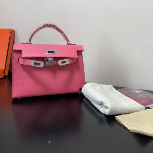 Hermes Kelly-Gold&Silver Hardware-19CM - Image 4