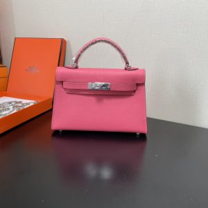 Hermes Kelly-Gold&Silver Hardware-19CM - Image 6