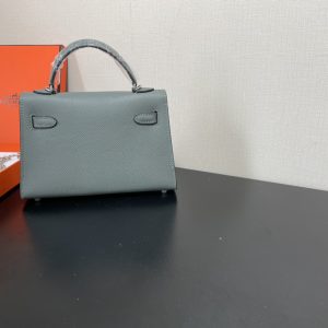 Hermes Kelly-Gold&Silver Hardware-19CM - Image 12