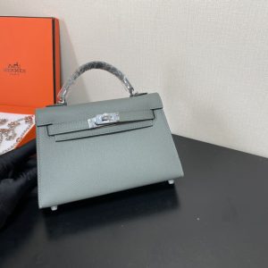 Hermes Kelly-Gold&Silver Hardware-19CM - Image 15