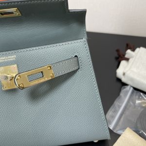 Hermes Kelly-Gold&Silver Hardware-19CM - Image 16