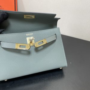 Hermes Kelly-Gold&Silver Hardware-19CM - Image 18