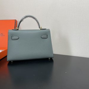 Hermes Kelly-Gold&Silver Hardware-19CM - Image 19