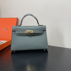 Hermes Kelly-Gold&Silver Hardware-19CM - Image 2