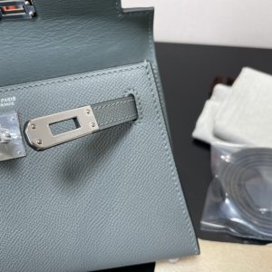 Hermes Kelly-Gold&Silver Hardware-19CM - Image 10