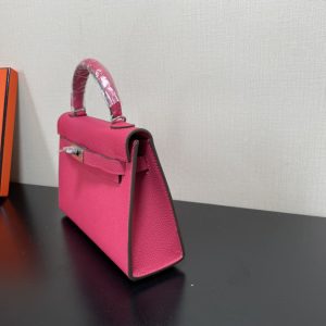 Hermes Kelly-Gold&Silver Hardware-19CM - Image 4