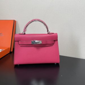 Hermes Kelly-Gold&Silver Hardware-19CM - Image 5