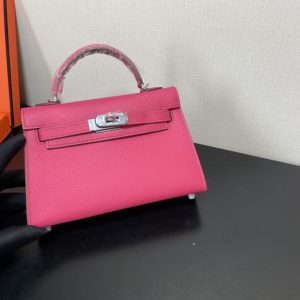 Hermes Kelly-Gold&Silver Hardware-19CM - Image 6
