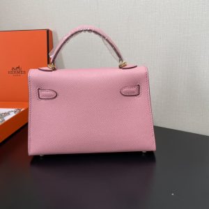 Hermes Kelly-Gold&Silver Hardware-19CM - Image 3