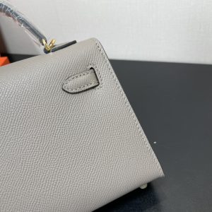 Hermes Kelly-Gold&Silver Hardware-19CM - Image 11