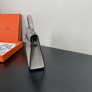 Hermes Kelly-Gold&Silver Hardware-19CM - Image 17