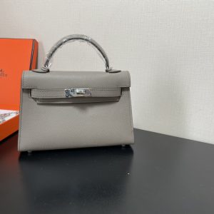 Hermes Kelly-Gold&Silver Hardware-19CM - Image 3