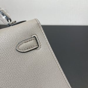 Hermes Kelly-Gold&Silver Hardware-19CM - Image 4