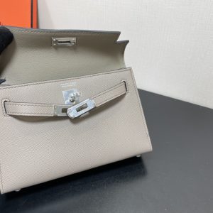 Hermes Kelly-Gold&Silver Hardware-19CM - Image 7