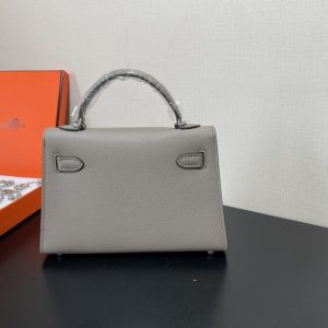 Hermes Kelly-Gold&Silver Hardware-19CM - Image 8