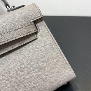 Hermes Kelly-Gold&Silver Hardware-19CM - Image 9