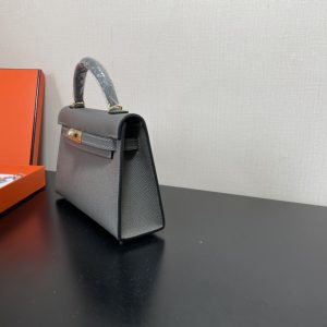 Hermes Kelly-Gold&Silver Hardware-19CM - Image 11