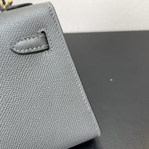 Hermes Kelly-Gold&Silver Hardware-19CM - Image 13