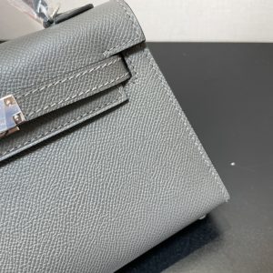 Hermes Kelly-Gold&Silver Hardware-19CM - Image 15