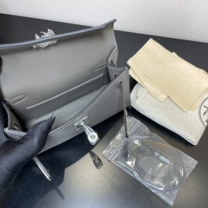 Hermes Kelly-Gold&Silver Hardware-19CM - Image 16