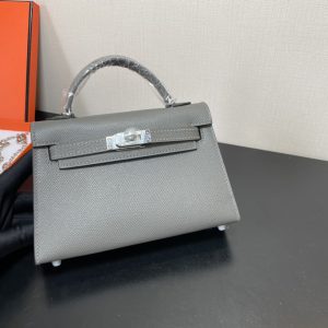 Hermes Kelly-Gold&Silver Hardware-19CM - Image 4