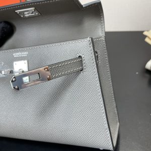 Hermes Kelly-Gold&Silver Hardware-19CM - Image 2